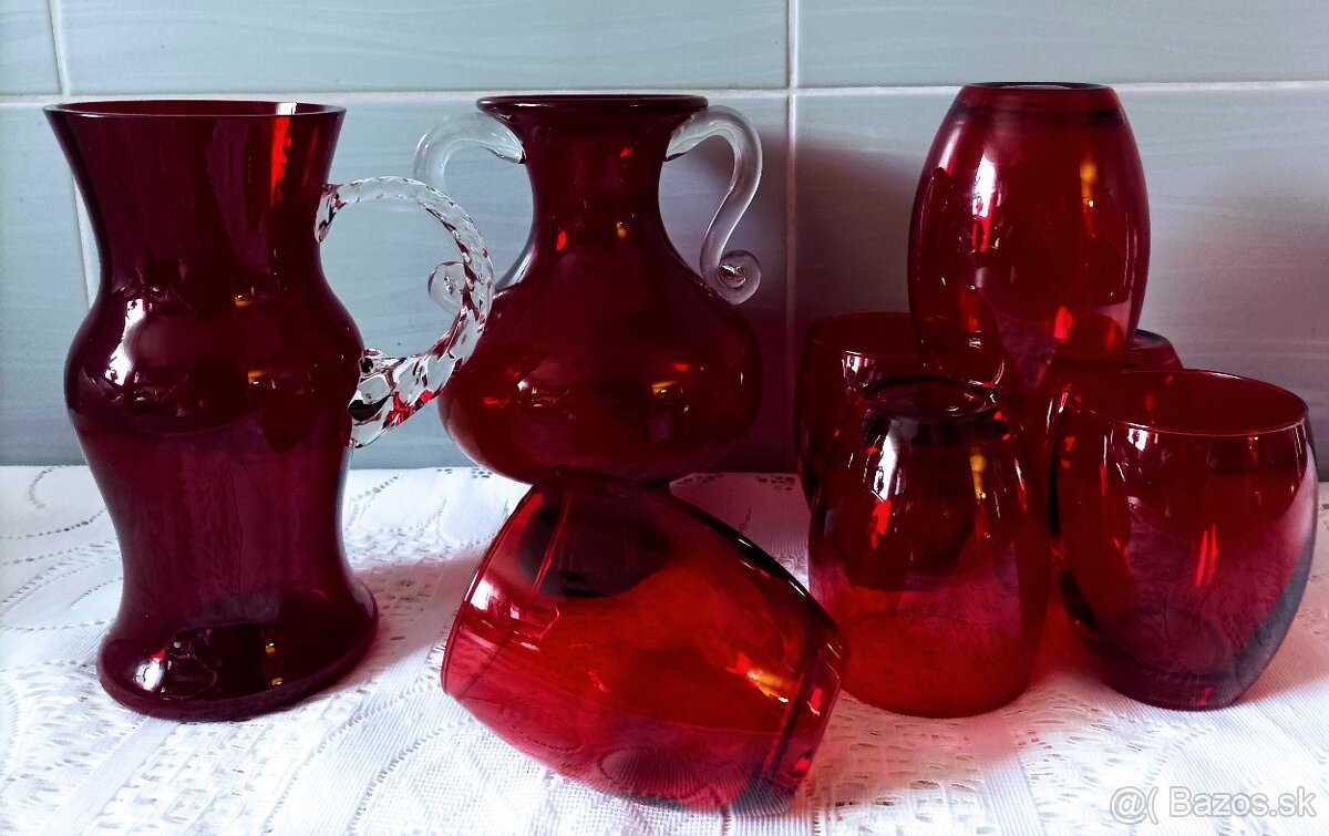 Červené sklo - 2