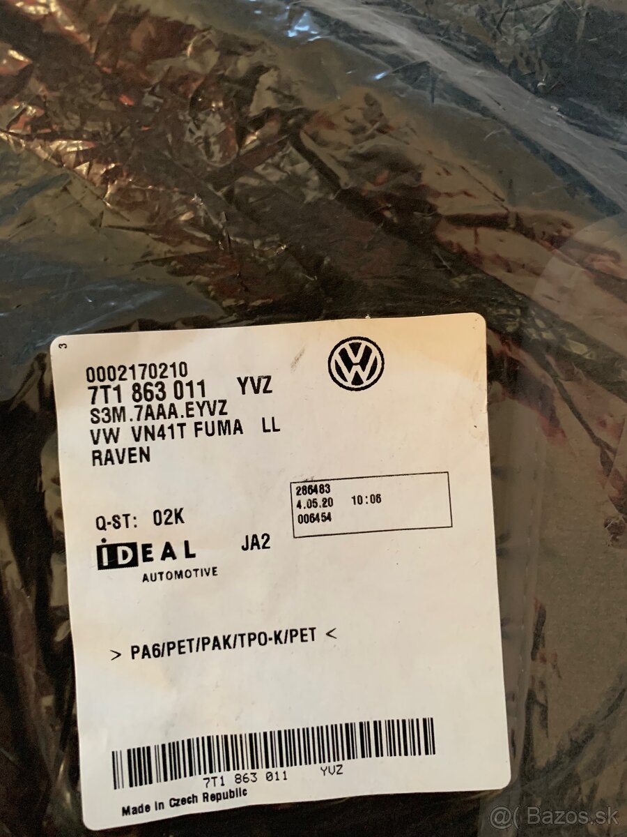 Látkové koberečky Volkswagen Multivan T7 - 2