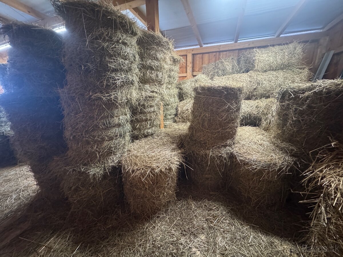 Seno guľaté balíky - 2