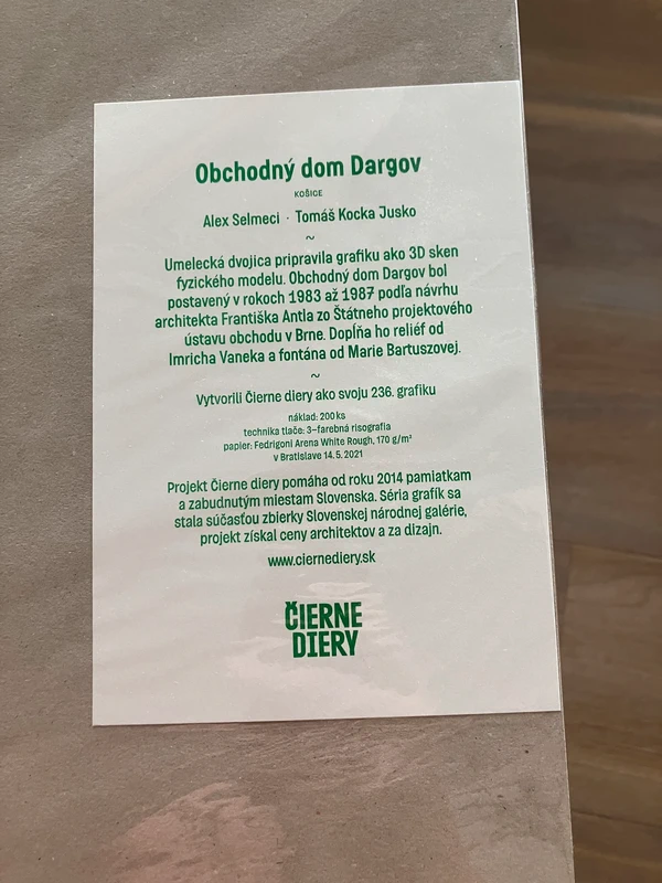 Čierne diery - OD Dargov grafika - 2