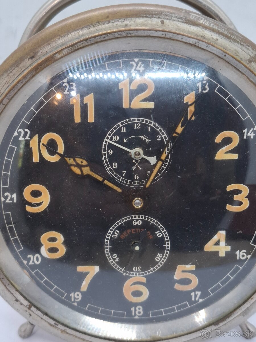 Predám starožitný budík JUNGHANS Repetition - 2