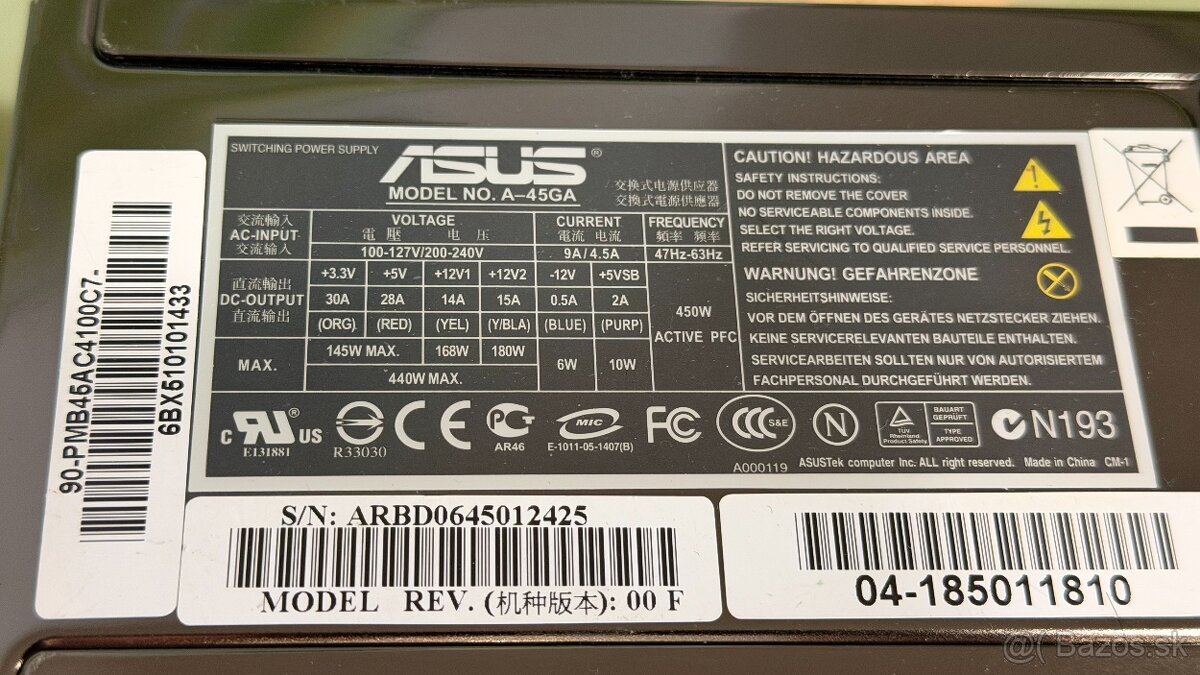 zdroj Asus A-45GA, 440W - 2