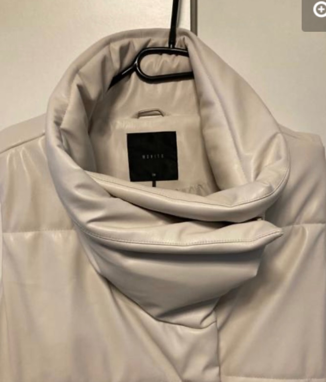 Koženková dámska teplá vesta - 2