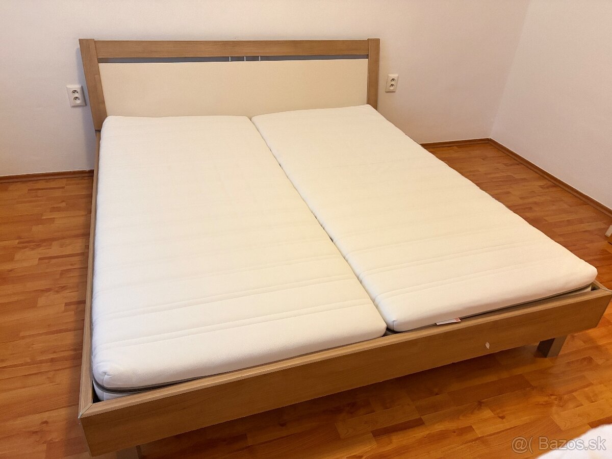 Manželská posteľ 180×200 cm + matrac - 2