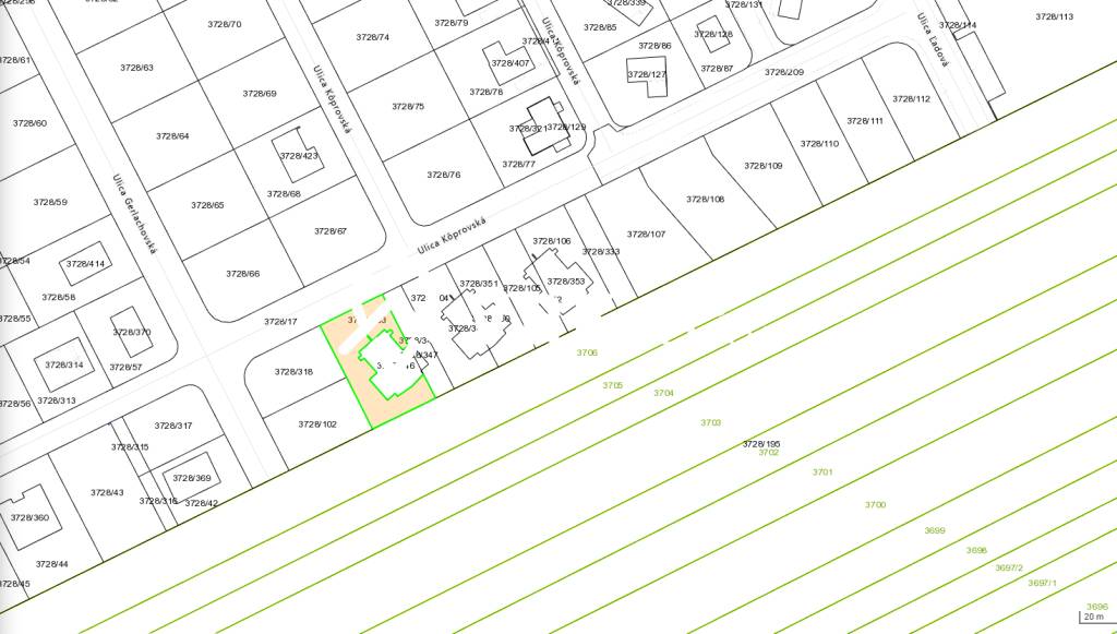 POZEMOK "B" s projektom apart.domu, VEĽKÁ LOMNICA - 2