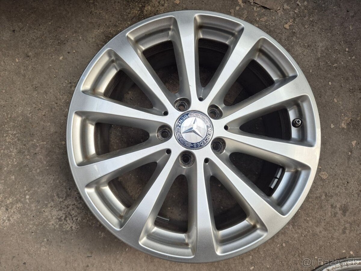5x112r17 ET40 x 7,5 eektróny originál MERCEDES + snímače - 2