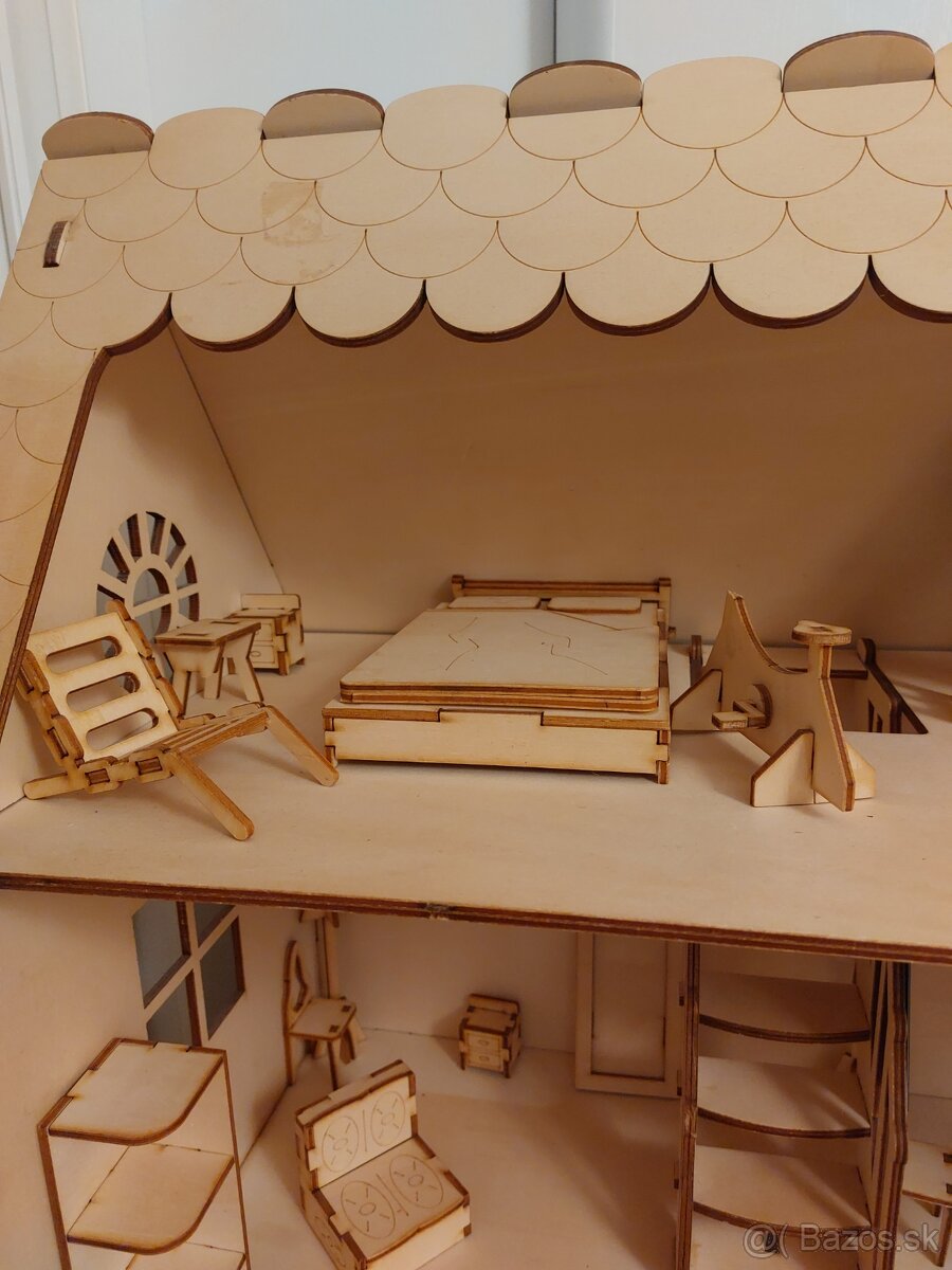 Detsky dreveny domcek Hand made - 2