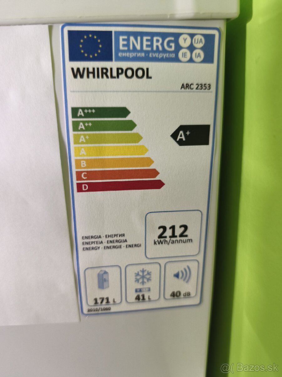 Chladnička s mrazničkou Whirlpool - 2