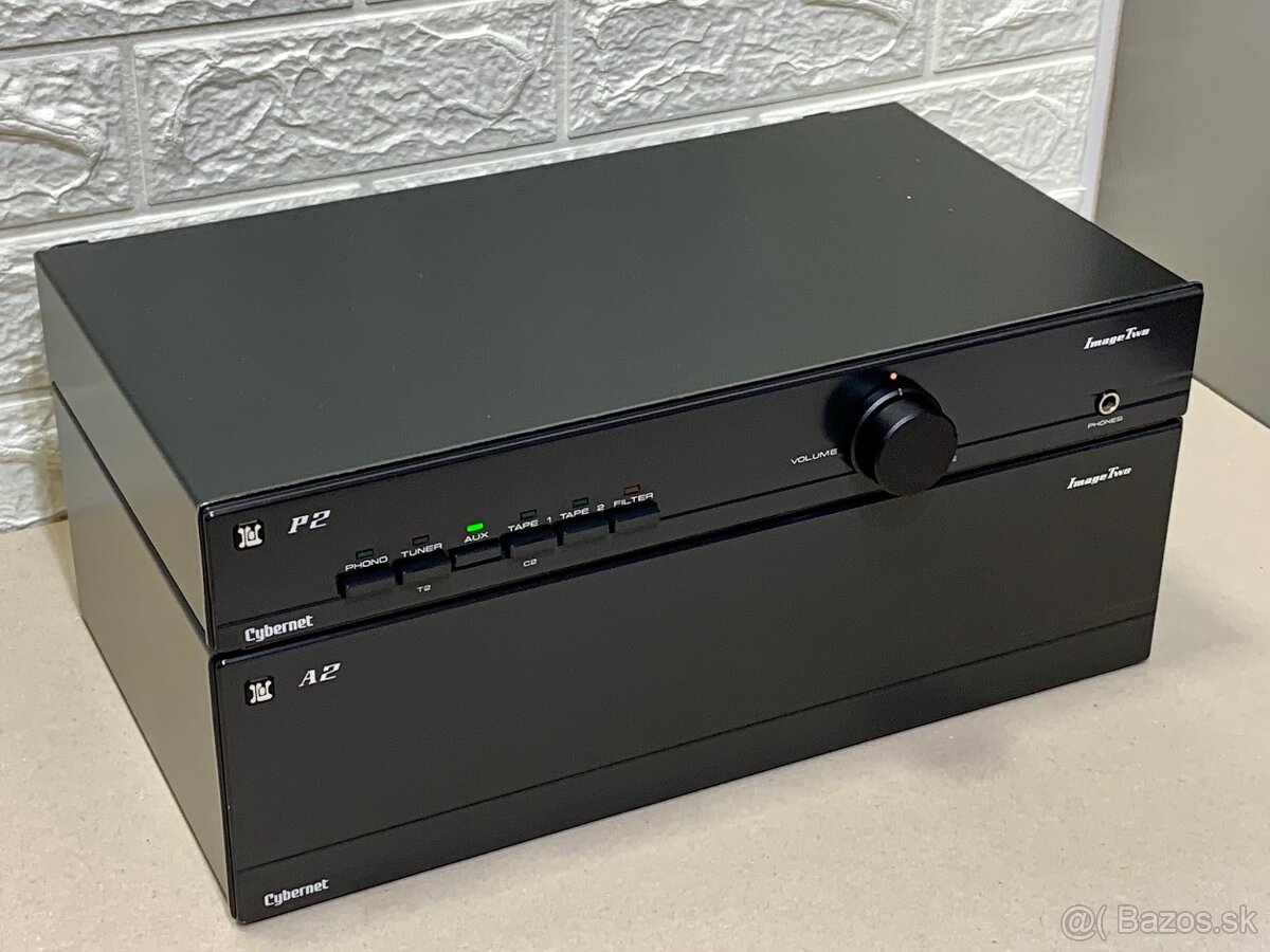 Cybernet A2 .. koncový zosilovač + Cybernet P2 predzosilovac - 2