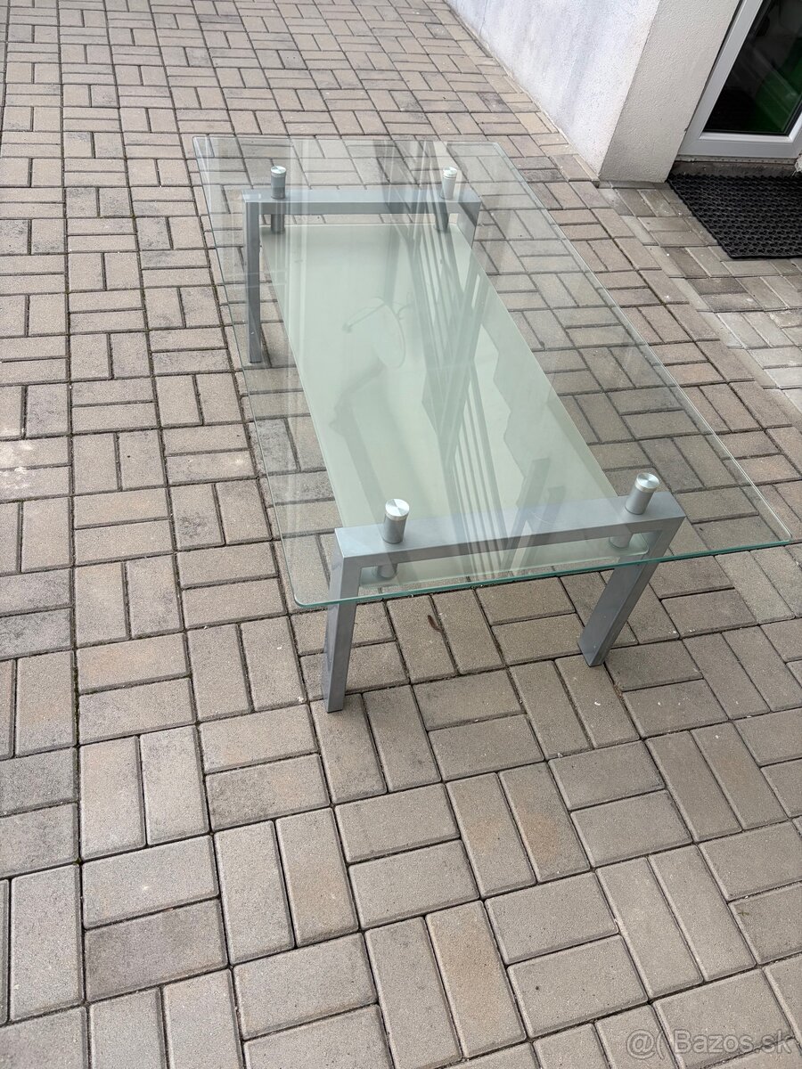 Konferenčný sklenený stolik - 2