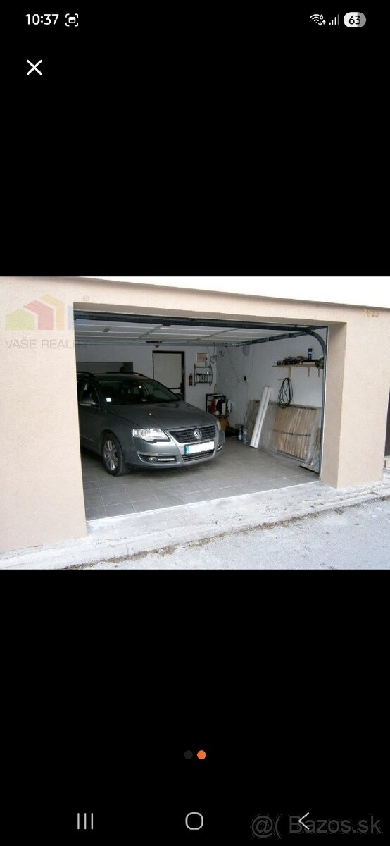 Garáž na prenajom 26m² - 2