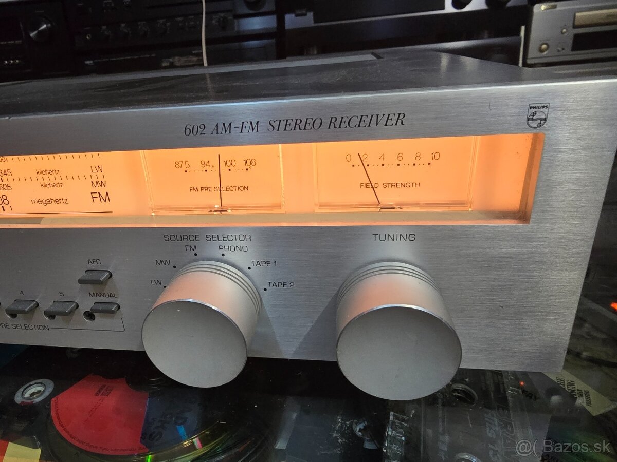 Philips AH602 stereo FM/Am vintage receiver - 2