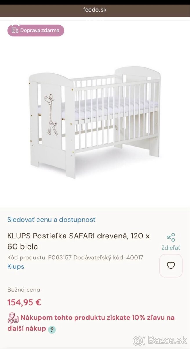 Detská postielka - 2