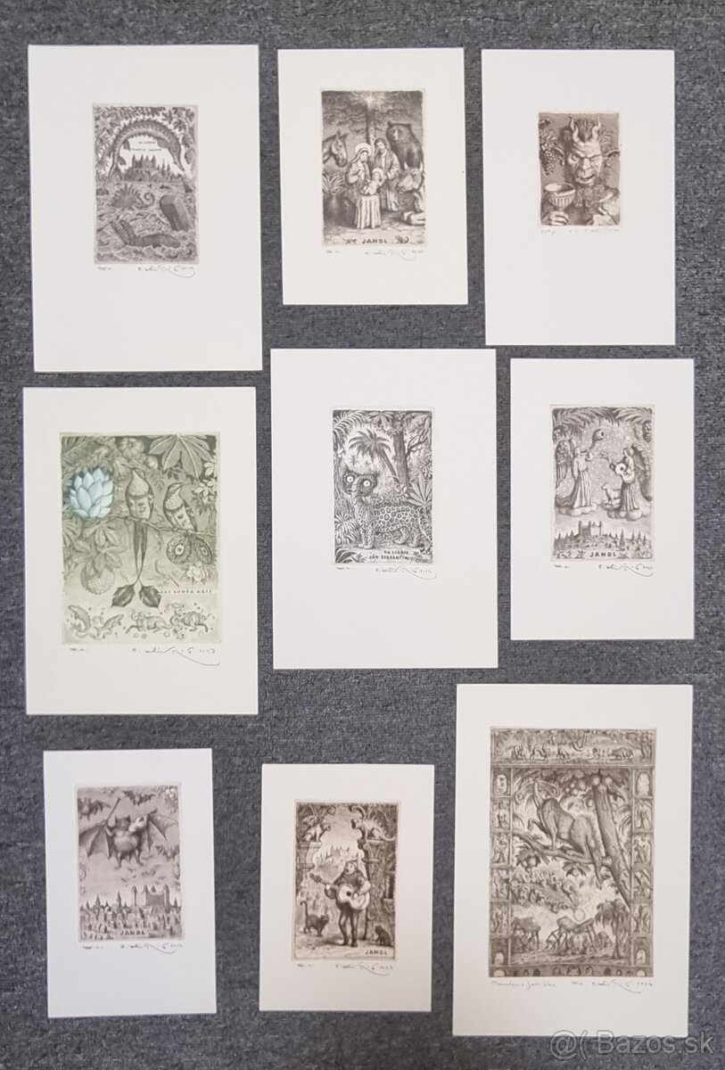 Peter Kľúčik-grafiky. - 2