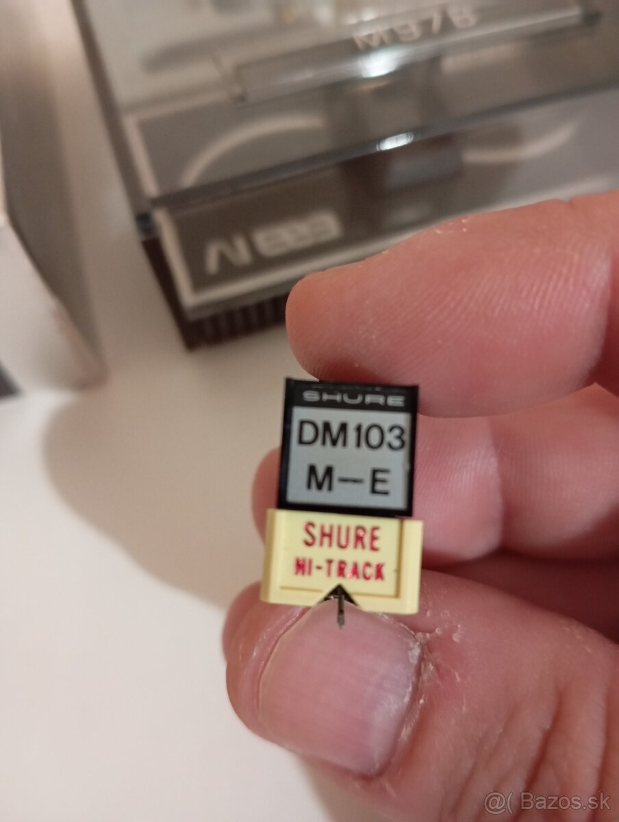 Gramofónova prenoska shure - 2