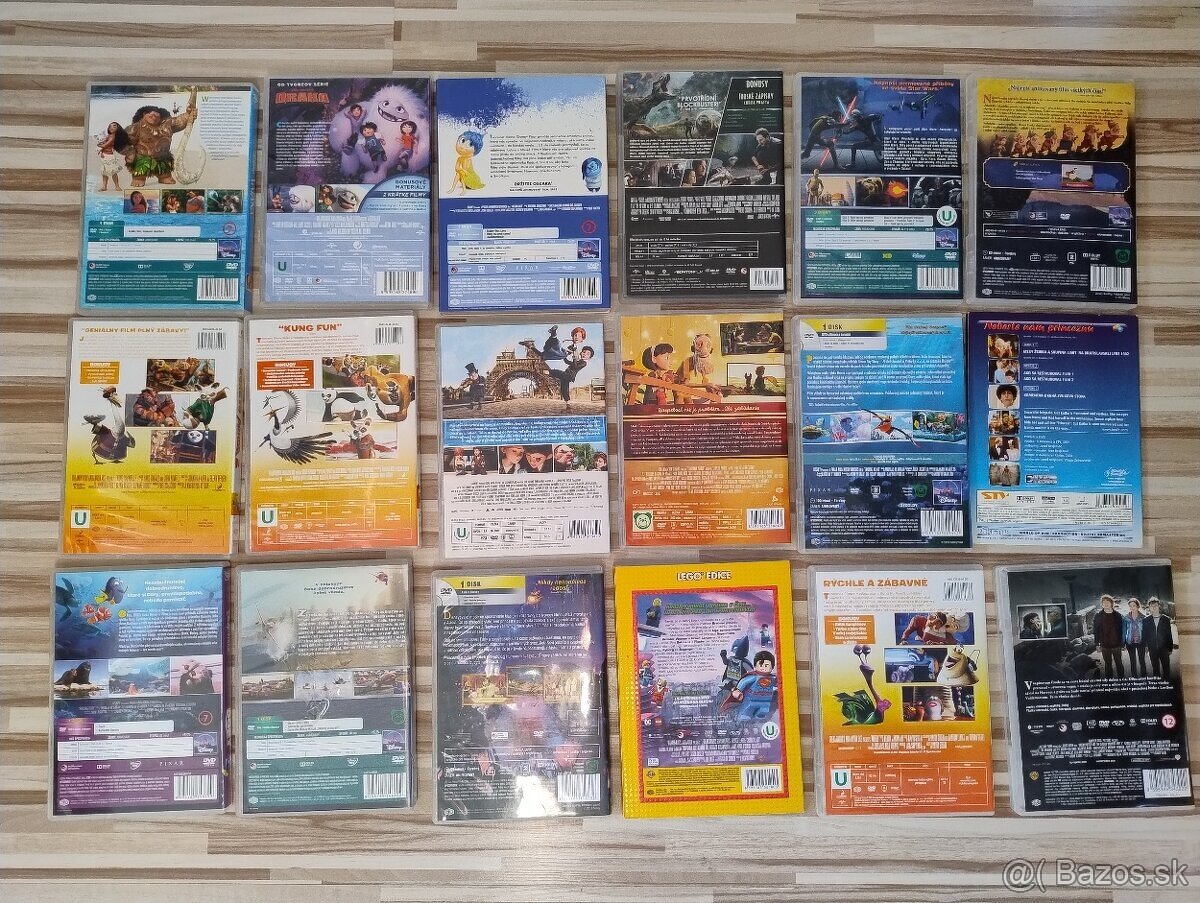 DVD pre deti - Disney, DreamWorks, Pixar - 2