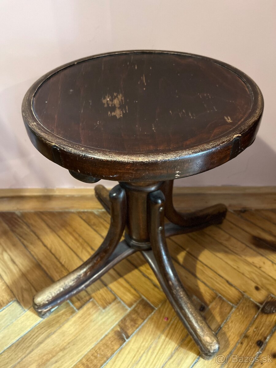 Stará klavírna šróbovacia stolička - 2