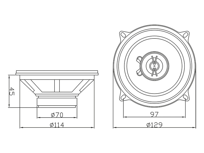 Reproduktory do auta BLOW R-130 130mm - 2