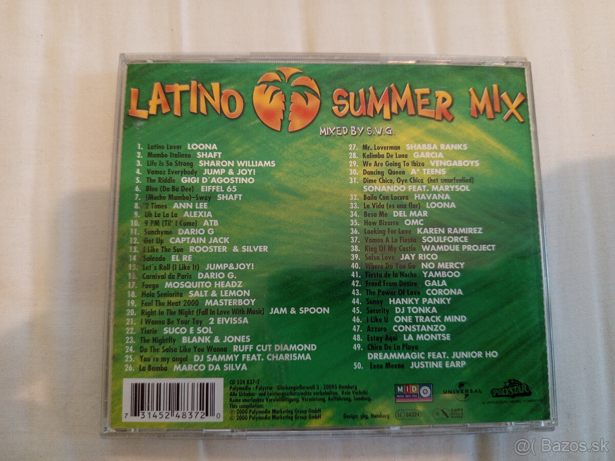 predám CD Latino Summer Mix - 2