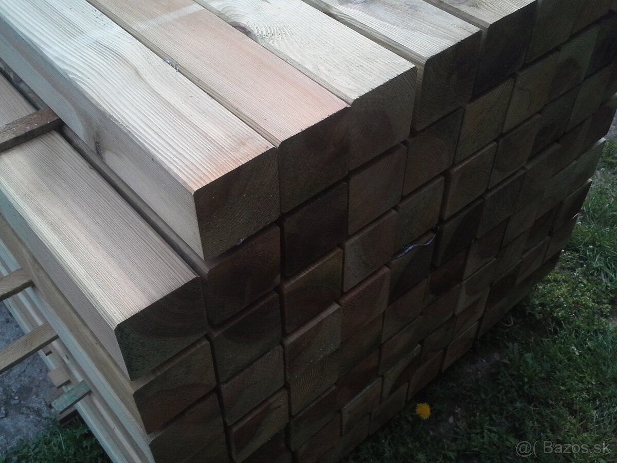 Drevo, rezivo severská borovica, tlakovo impregnovaná - 2