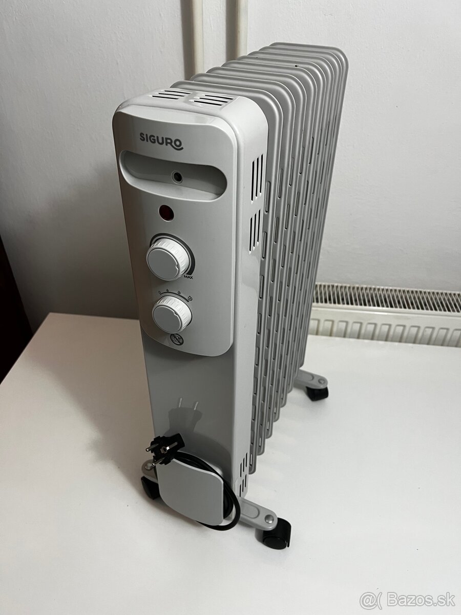 Olejový radiátor siguro 2000w - 2