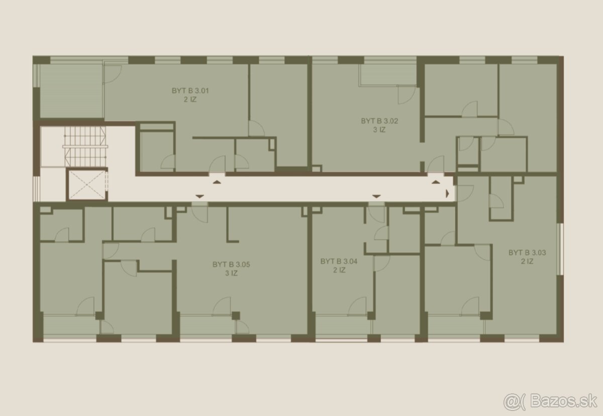 Svetelné byty na poschodí s výťahom - 2