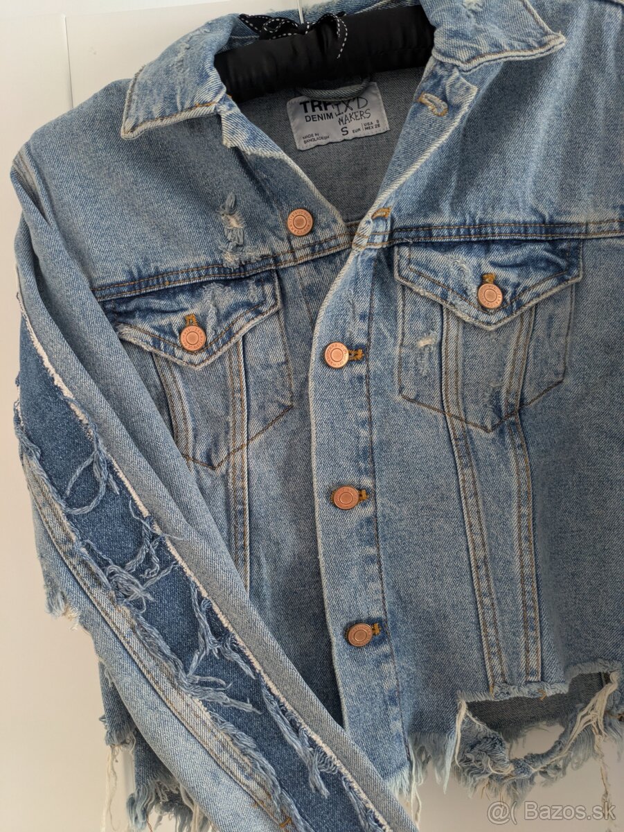 Rifľová bunda zn. ZARA - 2