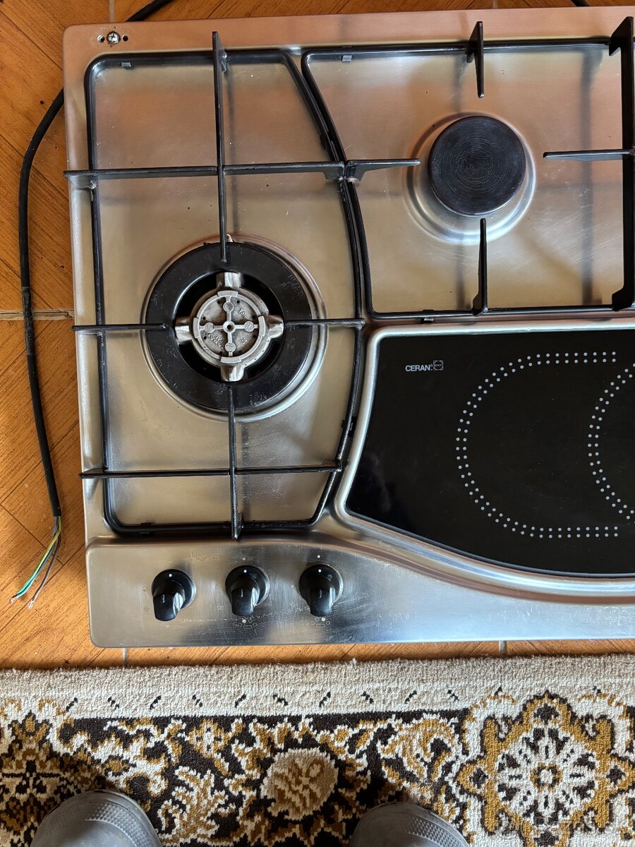 Plynova varna doska so sklokeramickou platnou - 2