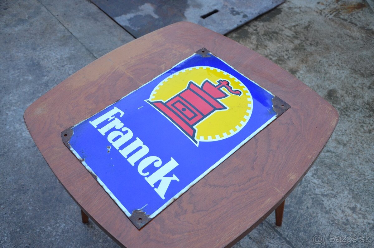 Predám smaltovanú tabuľu Franck - 2