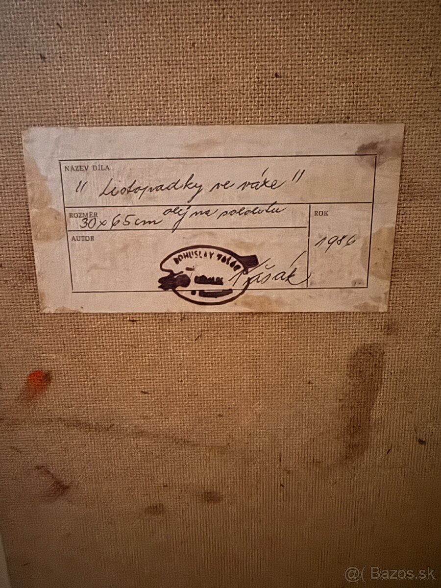 Obraz Bohumil Vašák - 2