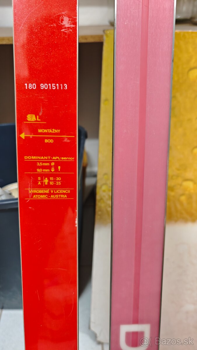 Predám retro nové lyže DOMINANT v licencii ATOMIC - 2