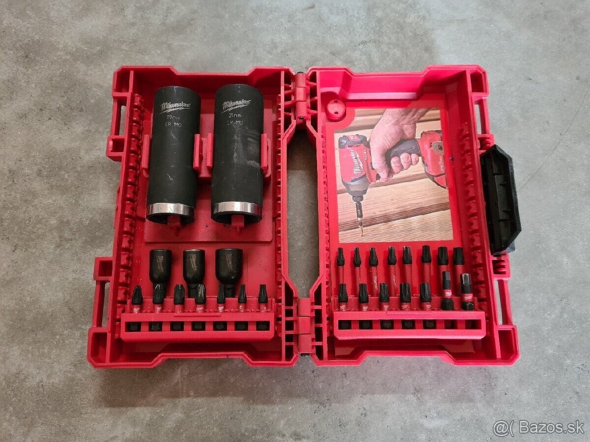 Sada bitov Milwaukee Shockwave - 2