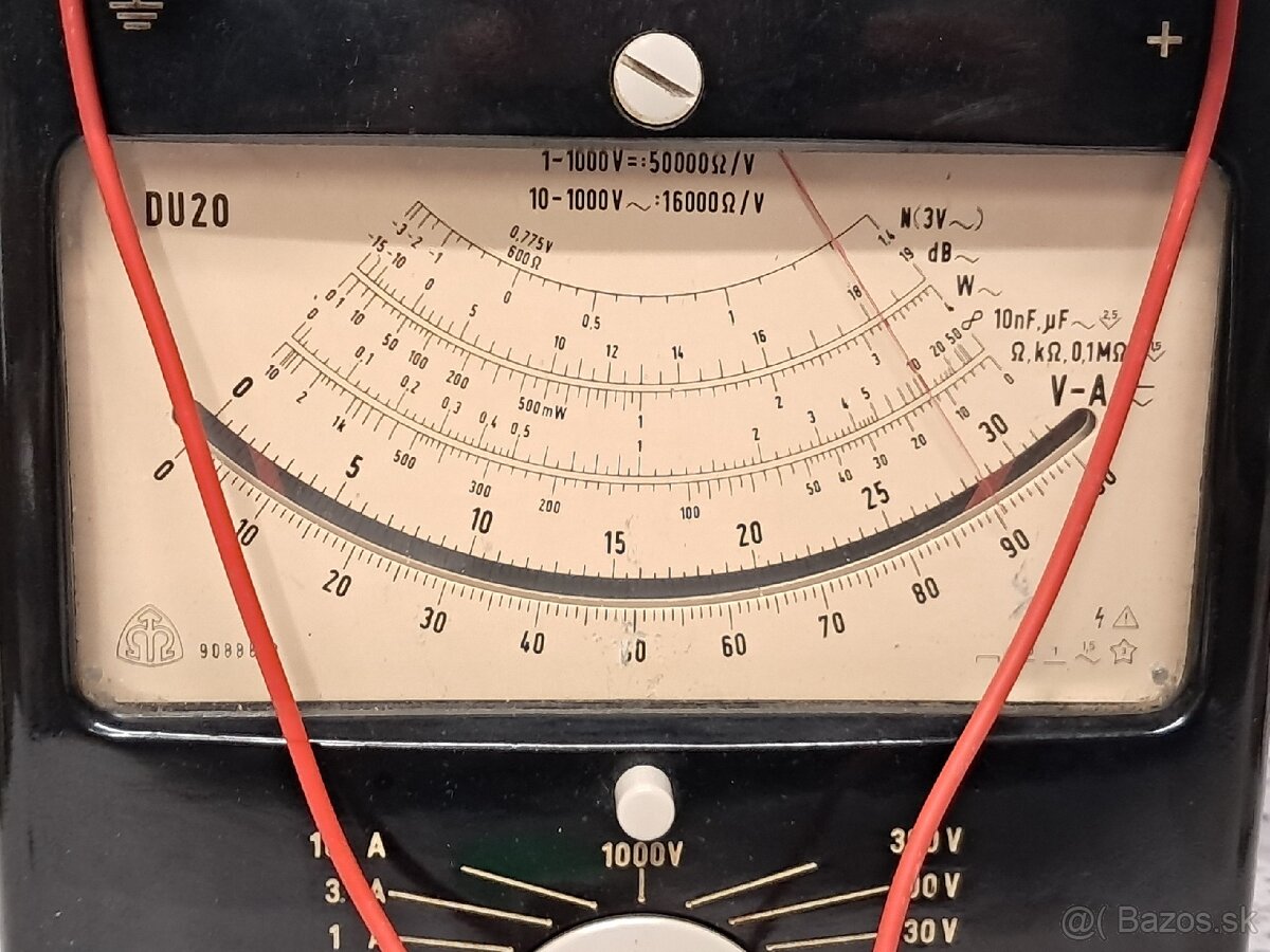 Metra Blansko DU 20 》STAROŽITNÝ MERACÍ PRISTROJ - 2