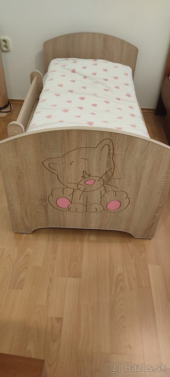 Detska posteľ 140x70 s matracom, detsky matrac - 2