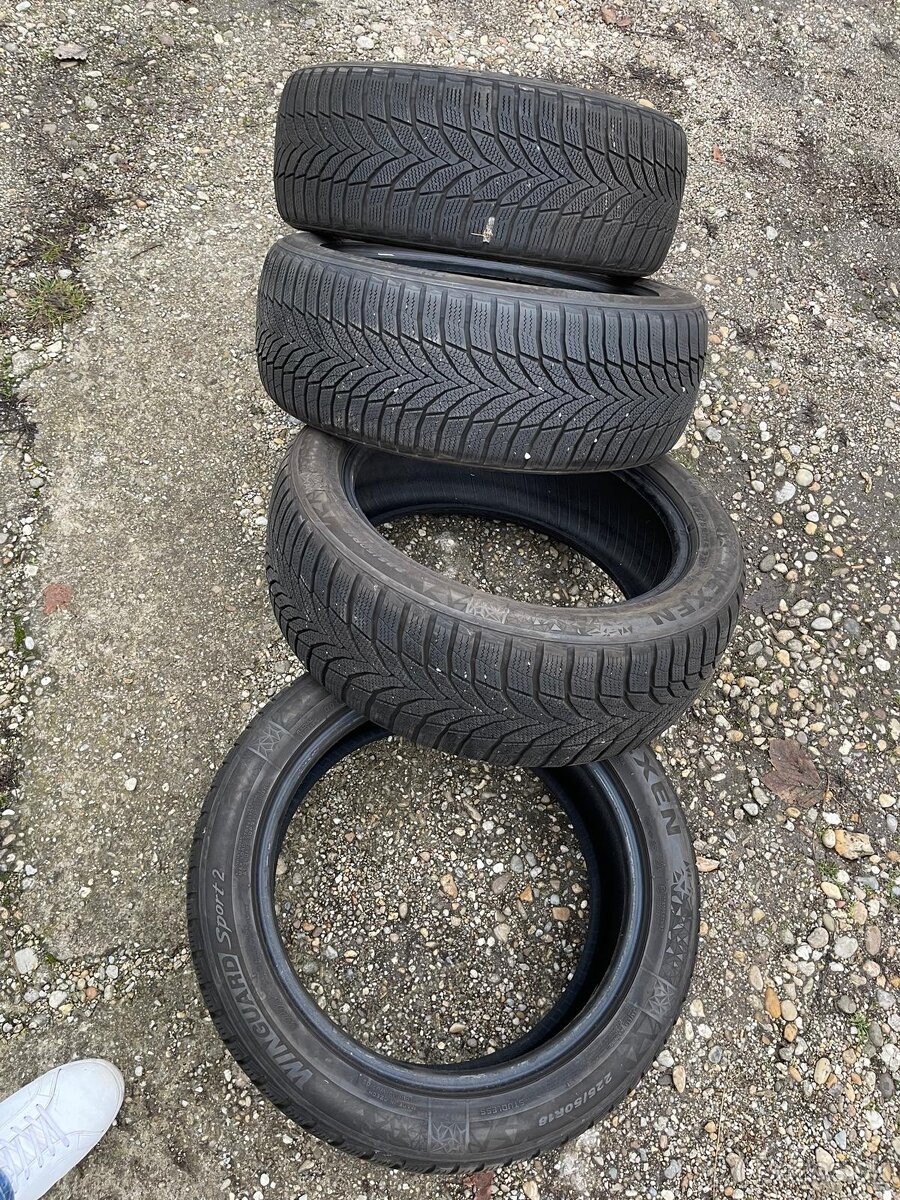 Zimné pneumatiky Nexen Winguard Sport 2 -225/50 R18 TOP STAV - 2