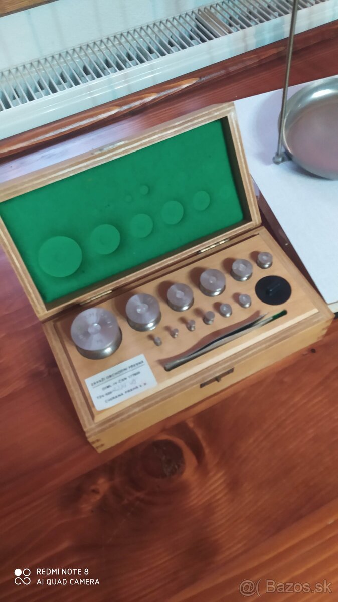 Lekárnické váhy , závažie - 2