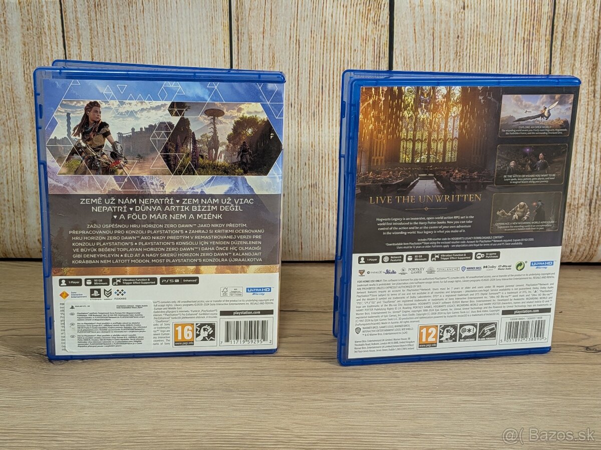 PS5 hry Horizon Zero Dawn Remastered a Hogwarts Legacy - 2