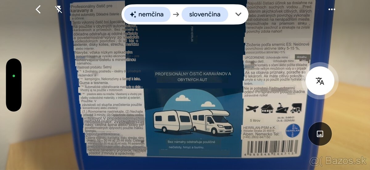 🧽 Profi čistič karavanov 5L – koncentrát - 2