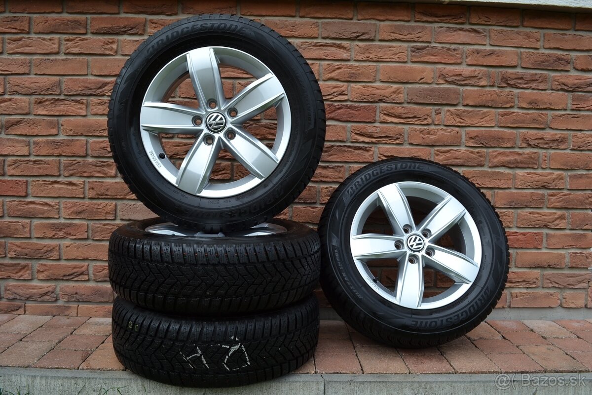 5x112 R16 Zimna sada Org. VW T-roc + 205/60 R16 - 2