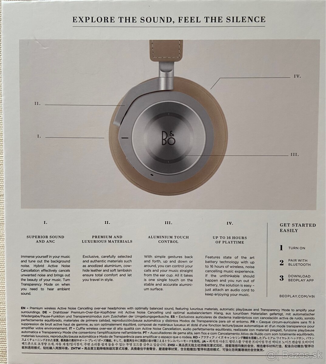 Bang & Olufsen BeoPlay H9i Natural - 2