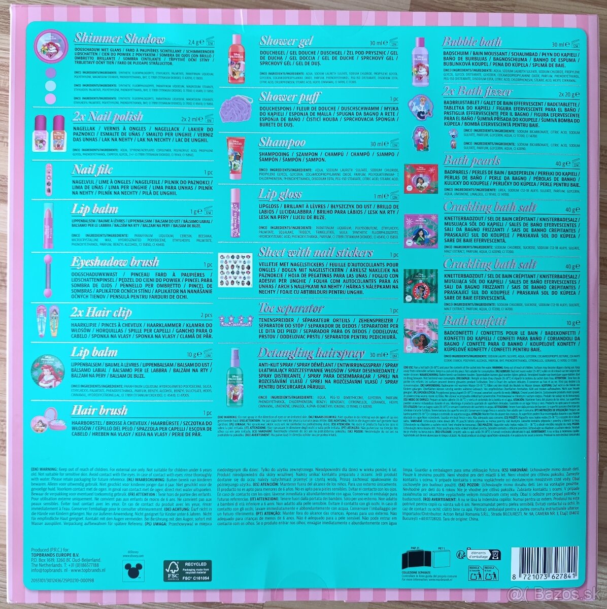 Adventný kalendár DISNEY -Kozmeticky - 2