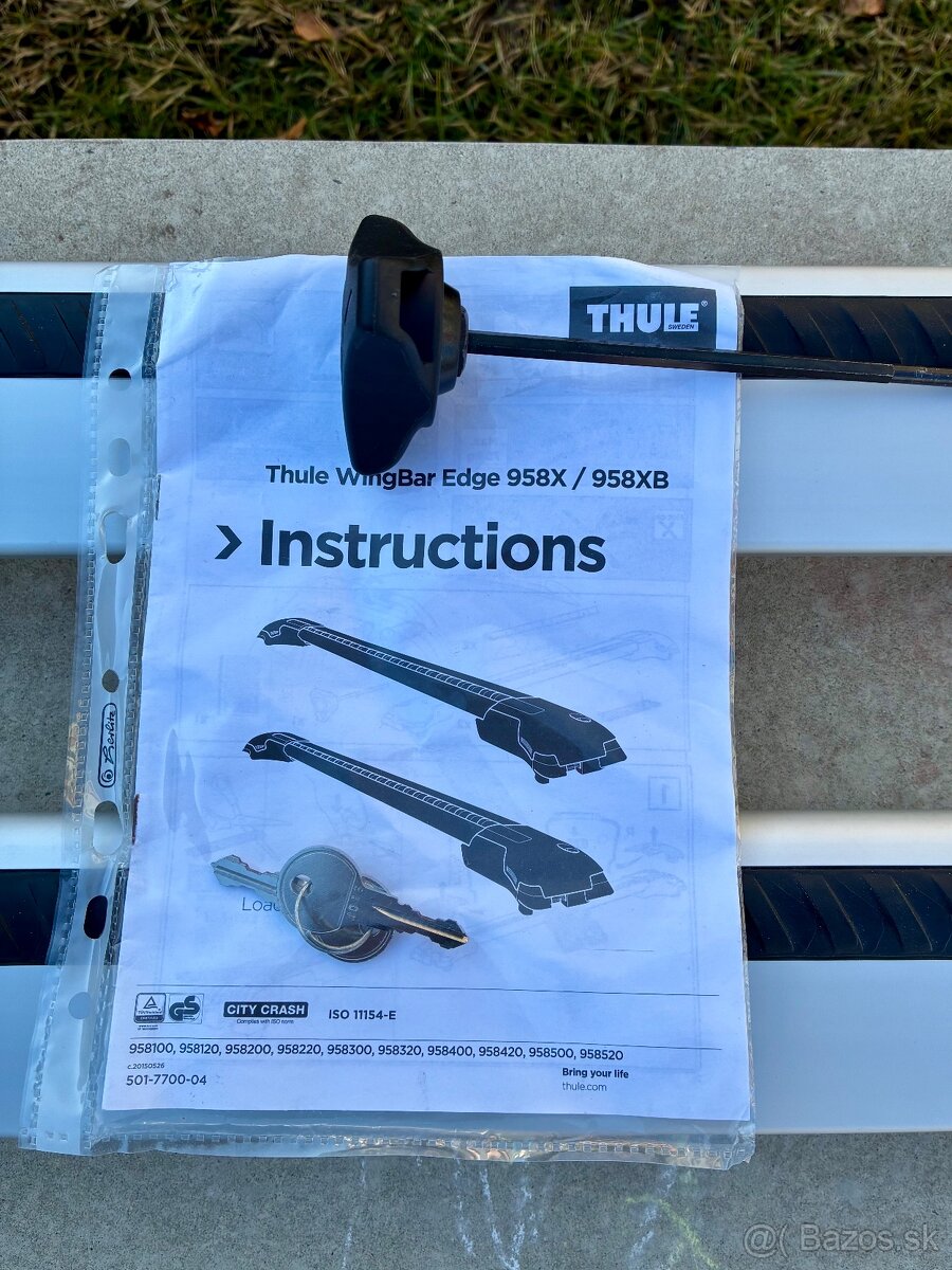 Predám strešný nosič Thule WingBar Edge pre modely 958x - 2