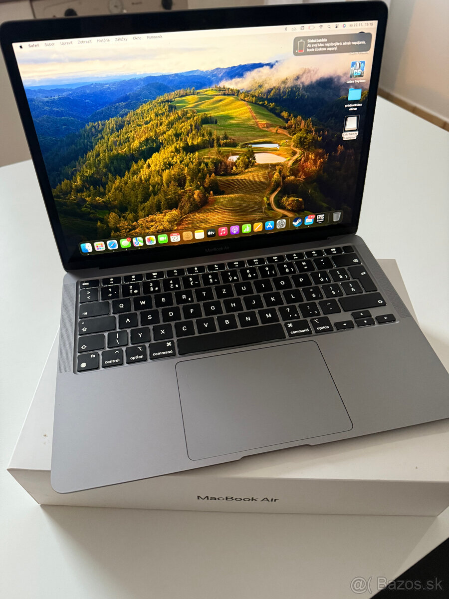 MacBookAir 13" Apple M1 8C CPU 7C GPU 8GB 256GB - 2