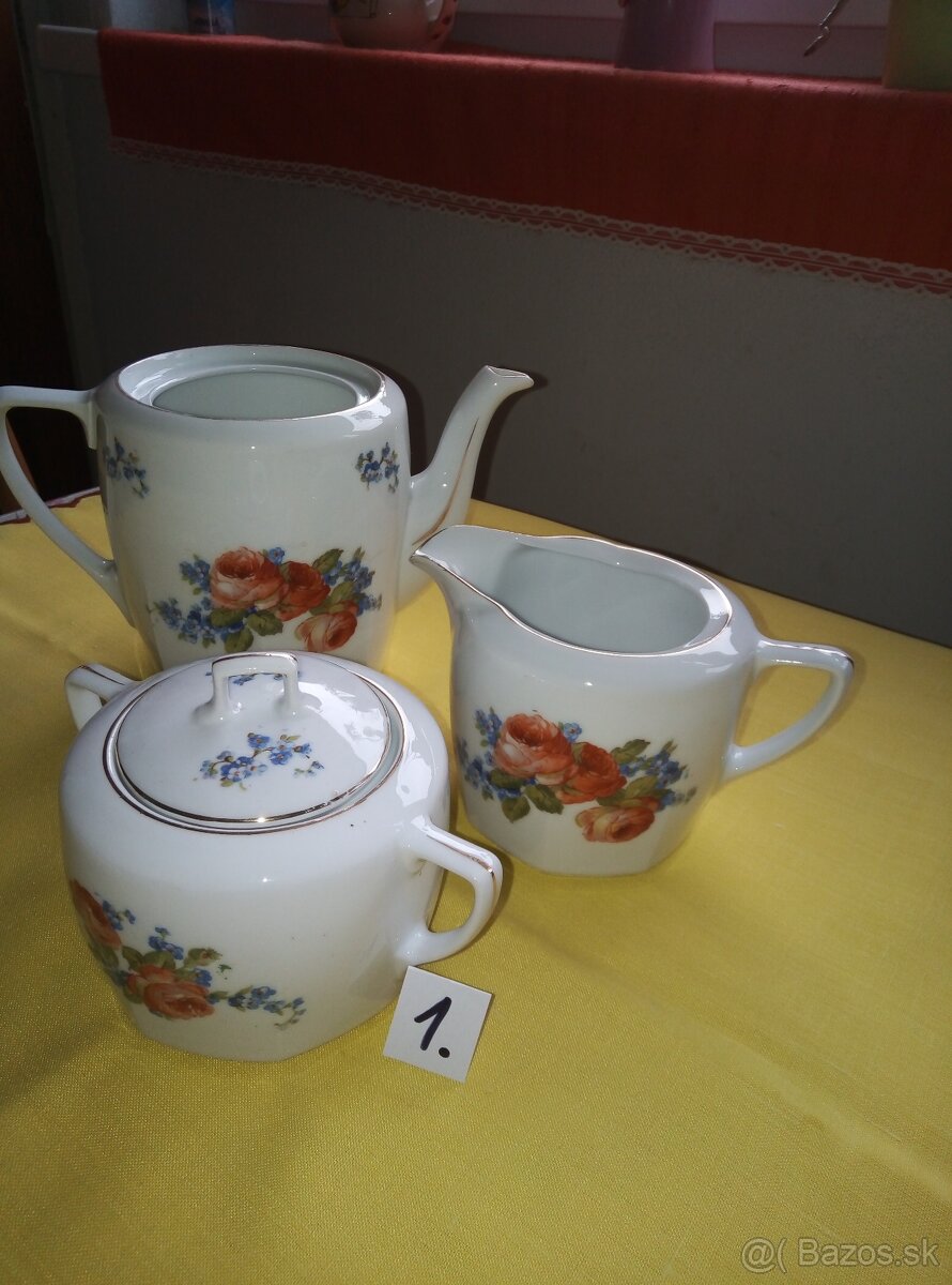 Starodávne porcelánové sety - 2