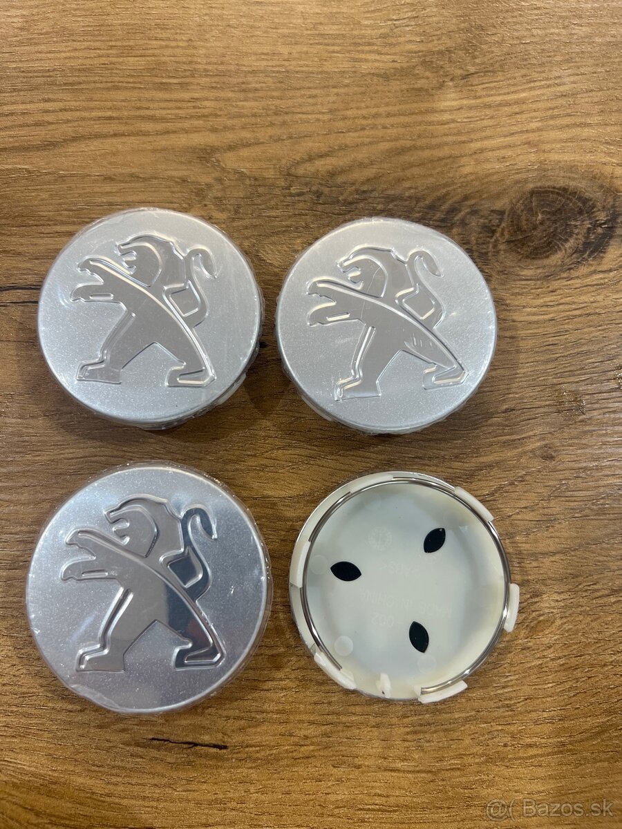 Peugeot 60mm - stredove krytky - 2