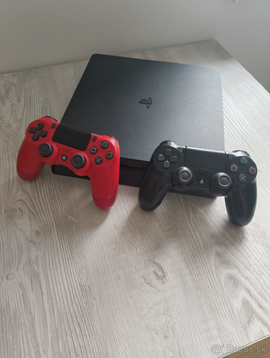 Predám Konzolu PS4 slim 500gb verzia - 2