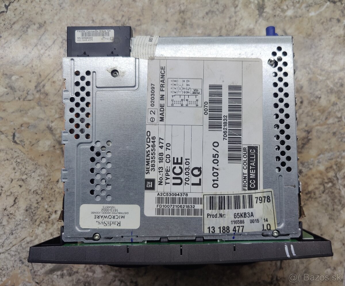 Autorádio CD70 Navi - 2