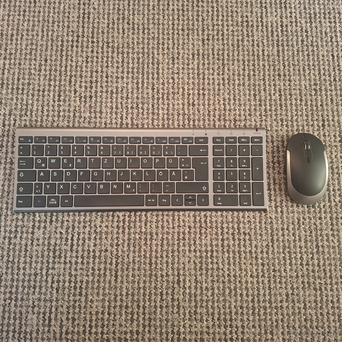 iClever bezdrátová klávesnice + myš (nepoužité) - 2