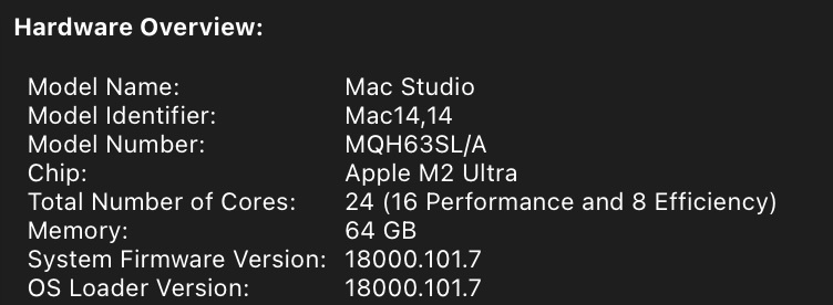Apple Mac Studio M2 Ultra 64GB/1TB + hub/stand - 2
