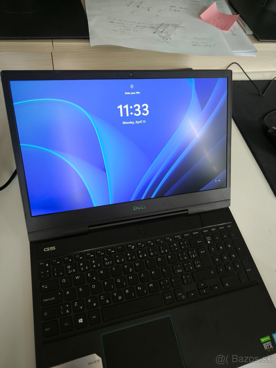 Predám Dell G5 15 i7 9750H - 2